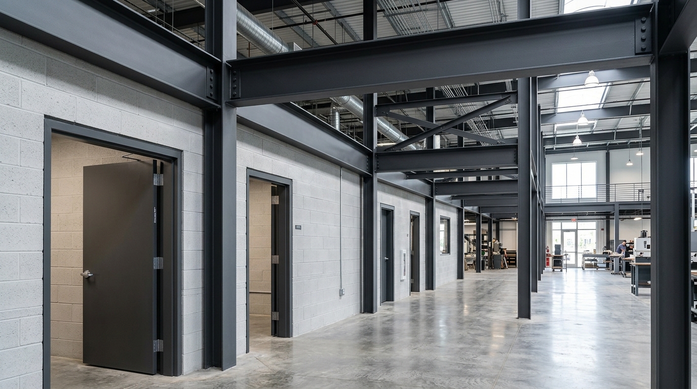 Commercial building exterior elastomeric masonry coating and facade paint project